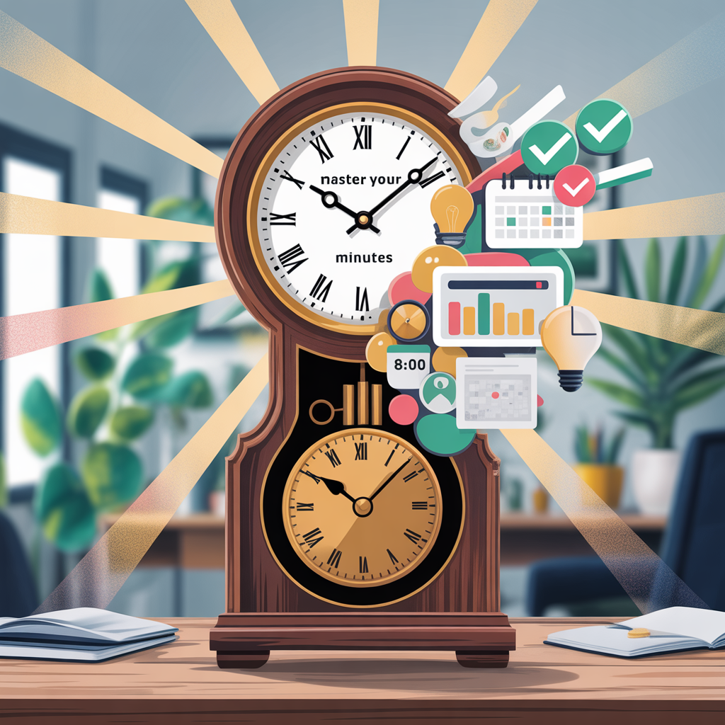 Illustration pour un article sur la gestion du temps